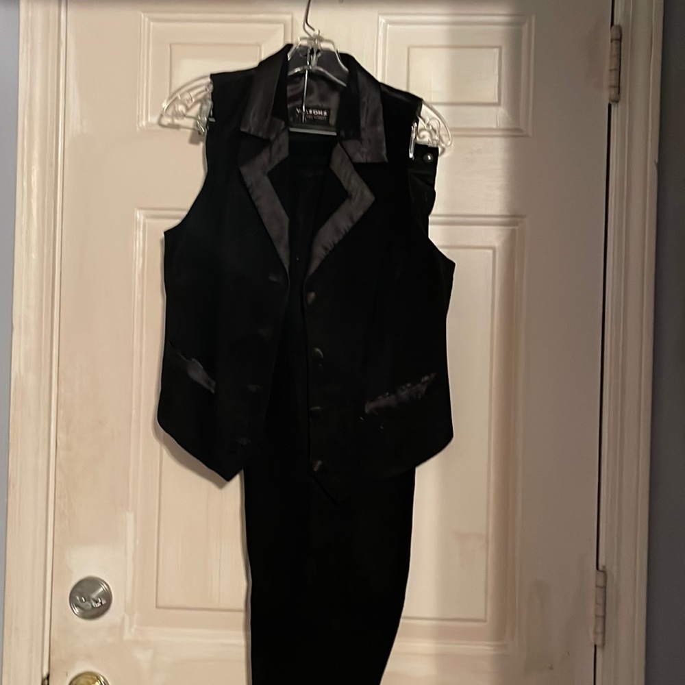 Vintage Suede Pantsuit